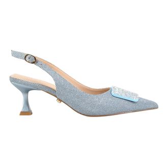 Twentyfourhaitch Schoenen, Dames, Blauw, 38 EU, Gemelli Slingback