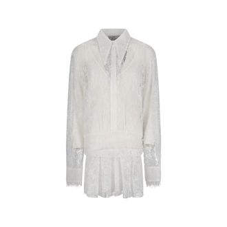 Giuseppe Di Morabito Short Dress - female - Giuseppe Di Morabito - Shirts - White - 2XS - Blouses & Shirts