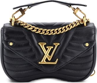 Louis Vuitton New Wave Chain Bag Quilted Leather PM shoulder bag - Zwart