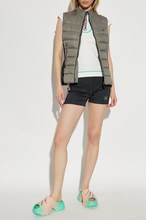 adidas ADIDAS By Stella McCartney Logo Shorts, Womens, Grey