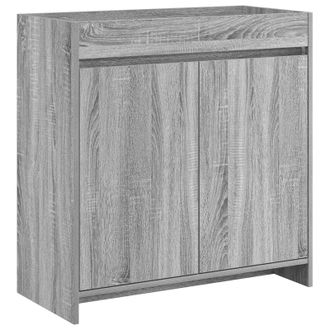 vidaXL Gabinete De Ba&ntilde;o Debajo Del Lavabo Sonoma Gris Vidaxl