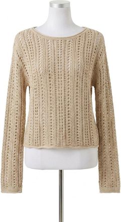 Z Supply Upland Crochet Sweater In Island Coconut