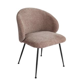 Decorspace Sedia gesien Seduta In Compensato E Gambe In Acciaio Da Interno -tortora / Confezione Da 4 Pezzi