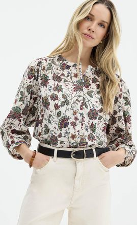 Contemporaine Womens Blooming broderie anglaise blouse