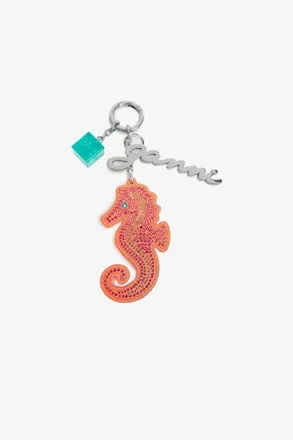 Ganni Cantaloupe Seahorse Charm