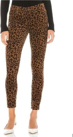 Blank NYC Leopard Corduroy Skinny Pants In Multicolor