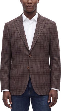 Corneliani Cc Collection Road To Excellence Tattersall Check Wool & Angora- Blend Blazer