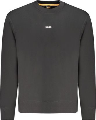 HUGO BOSS Hombre, Sudaderas, Negro, Talla: 2XL