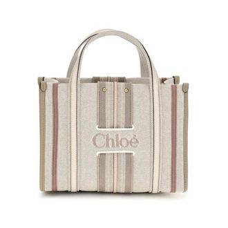 Chlo&eacute; Woody Loop Tote - Bags - Mujer - Beige - ONE SIZE