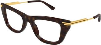 Bottega Veneta Optical Frame - unisex - Brillen - Bruin - 50 MM - Accessoires
