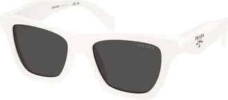 Prada PR C07S 17K08Z Womens Sunglasses White Size 51