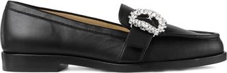 Jimmy Choo London Janelle loafers met gesp - Zwart