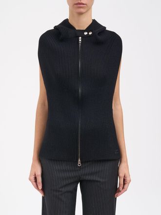 Courr&egrave;ges Waistcoat COURR&Egrave;GES Woman color Black
