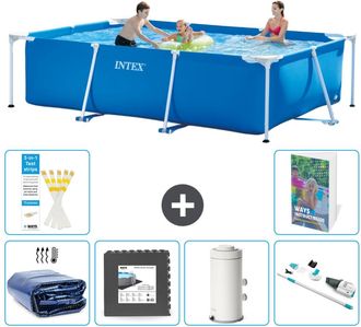 Intex Piscina Con Estructura Rectangular - 300x200x75 Cm - 7-piezas S141