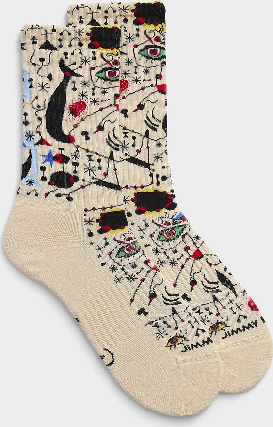 Mens Numbers and constellations socks