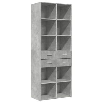 Berkfield Home Highboard Concrete Grey 70x42.5x185 cm Engineered Wood