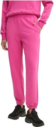 Patrizia Pepe Essential Trainingsbroeken - Dames - Sweatpants - Roze - L - Katoen - Broeken