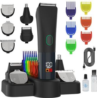 OEM Usb Oplaadbare Mannen Elektrische Grooming Kit, Veelzijdig Voor Gezicht, Lichaam, Neus, Oren Y Snor