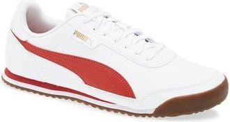 Puma Turino II Sneaker in Puma White/Puma Red/Gold at Nordstrom Rack, Size 10.5