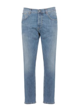 Dondup Blue Dian Buttons Fastening Jeans