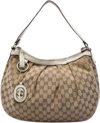 Gucci Borsa a spalla Pre-owned Sukey - - Pre-owned - Donna - Beige - ONE SIZE