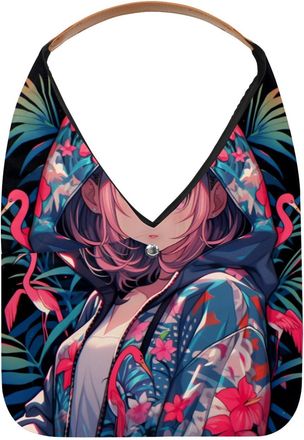 Generic Aesthetic Starry Sky Girl Reusable Lightweight Grocery Bags - Foldable Into Compact Pouch, Washable & Sturdy, Multipurpose for Shopping and Travel