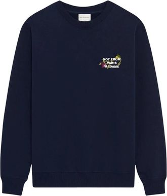 Dr&ocirc;le de Monsieur Sweatshirts - Heren - Sweatshirts - Blauw - L - Hoodies & sweatvesten