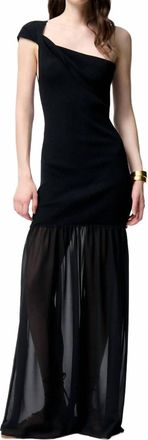 Vanessa Bruno The Nocturne Maxi Dress In Noir