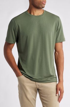 Mizzen+Main Knox Performance T-Shirt in Olive Solid at Nordstrom, Size Xx-Large