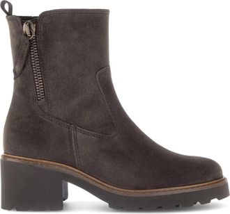 Gabor Enkellaasjes Enkellaarsjes - Dames - Laarzen met Hak - Bruin - 40 1/2 EU - Su&egrave;de - Schoenen