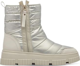 s.Oliver Beige Casual Gesloten Enkellaarsjes - Dames - Winterlaarzen - Beige - 38 EU - Schoenen