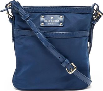 Kate Spade New York Borsa a tracolla con logo Pre-owned - Blu