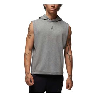 Nike Jordan Air Jordan Dri-FIT Sport Sleeveless Breathable Pullover hooded Vest Grey DZ0572-091