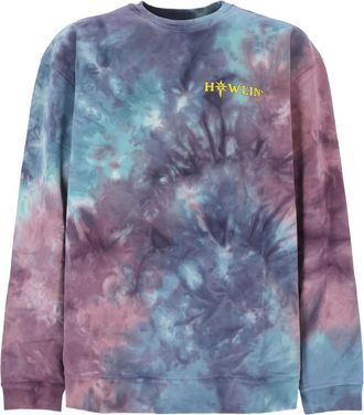 Howlin Felpa con fantasia tie-dye - Viola