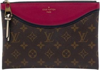 Louis Vuitton Pre-owned Pochette Tuileries - Dames - Vintage Clutch - Bruin - ONE Size - Leer - Vintage