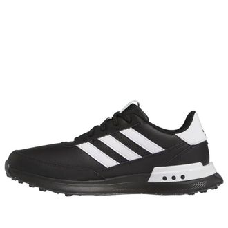 adidas S2G 24 Leather Spikeless Golf Black White IG8192