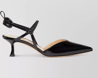 Fendi leather slingback pumps