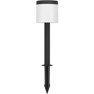 Eglo Eglo - Luce Solare Picchetto Esterno Moderna Pantete Policarbonato Nero e Bianco Led