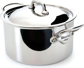Bloomingdale's MCook 9.1 qt. Stainless Steel Stewpan & Lid in Silver at Nordstrom