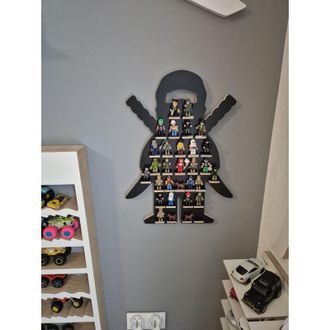 OEM Estante Para Minifiguras - Ninja Negro