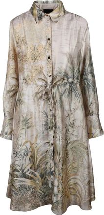 Liu Jo Multicolor Botanical Print Chemise Dress