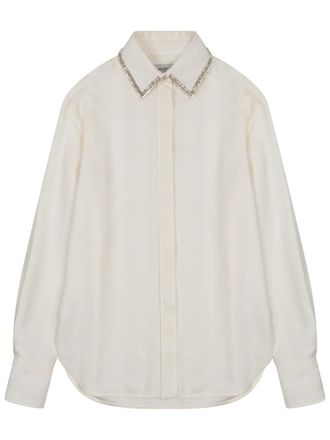 Golden Goose Embroidery-Detail Long Sleeve Shirt