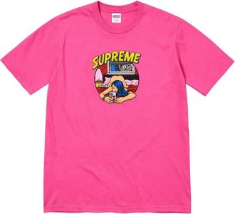 SUPREME Bedroom T-Shirt Fuchsia SS25T45-FUCHSIA