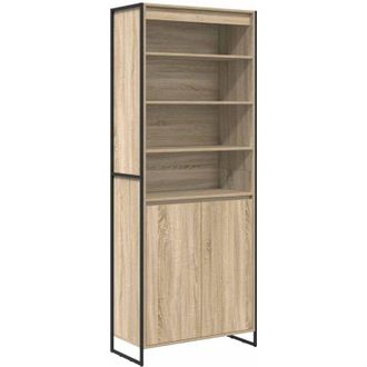 vidaXL Gabinetes Altos 2 Pcs Sonoma 79 X 36 X 200 Cm Vidaxl