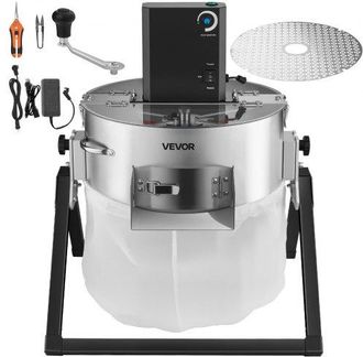 OEM Recortadora De Cogollos El&eacute;ctrica 370 Mm Con Cuchilla De Acero Inoxidable Cortador Hidrop&oacute;nico En Seco Y H&uacute;medo Con Tapa Transparente Y Bolsa De Recol