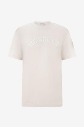 Moncler Kurz&auml;rmeliges T-Shirt aus Baumwolle