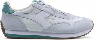 Diadora Canvas Sneaker Equipe Heritage Model - Heren - Sneakers - Wit - 43 EU - Leer - Schoenen