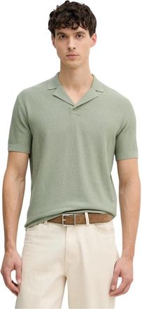A|X Armani Exchange Gebreide Polo - Heren - Polos - Groen - M - Katoen - Tops