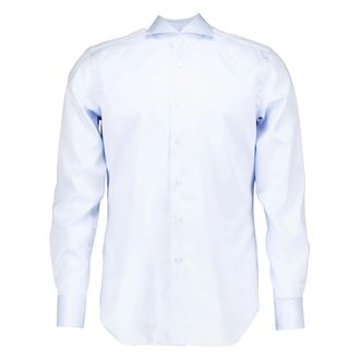 Xacus Lichtblauw Overhemd Lange Mouw - Heren - Zakelijke Overhemden - Blauw - S - Overhemden