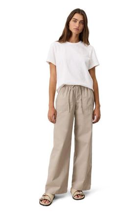 Pact Organic Cotton Soft-Slub Essential Crewneck Tee in White at Nordstrom, Size Xx-Large
